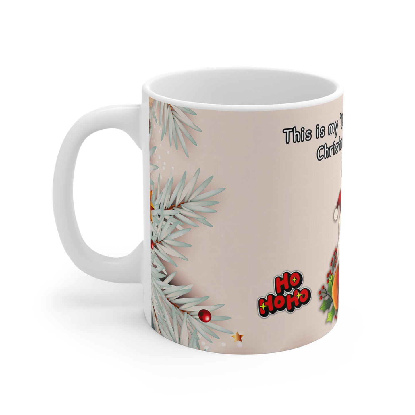 "This is my "Dontchudaretouchit!" Christmas Mug, Love...Mom" 11oz Coffee Mug, Christian Christmas Mug from Adobe Dregs Coffee Stash™