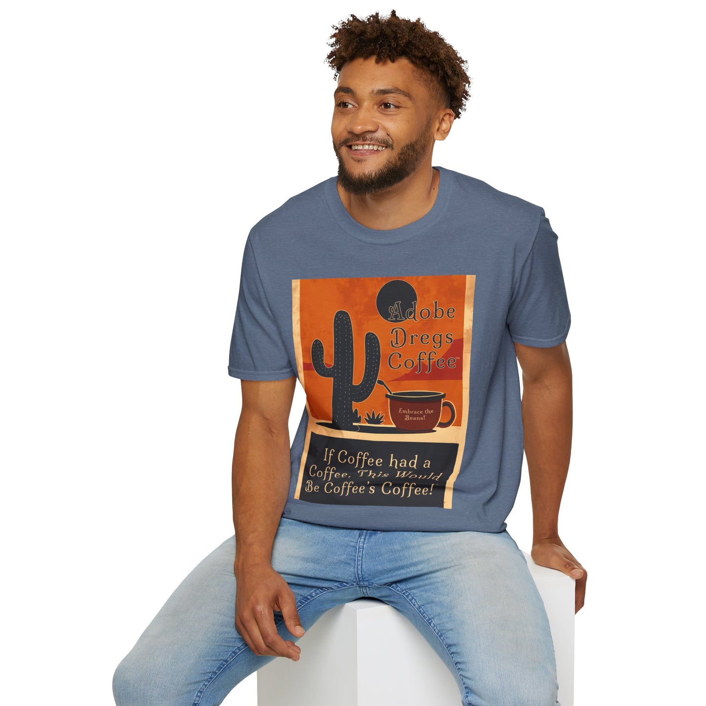 "Cacti & A'Cuppa" - Unisex Softstyle T-Shirt