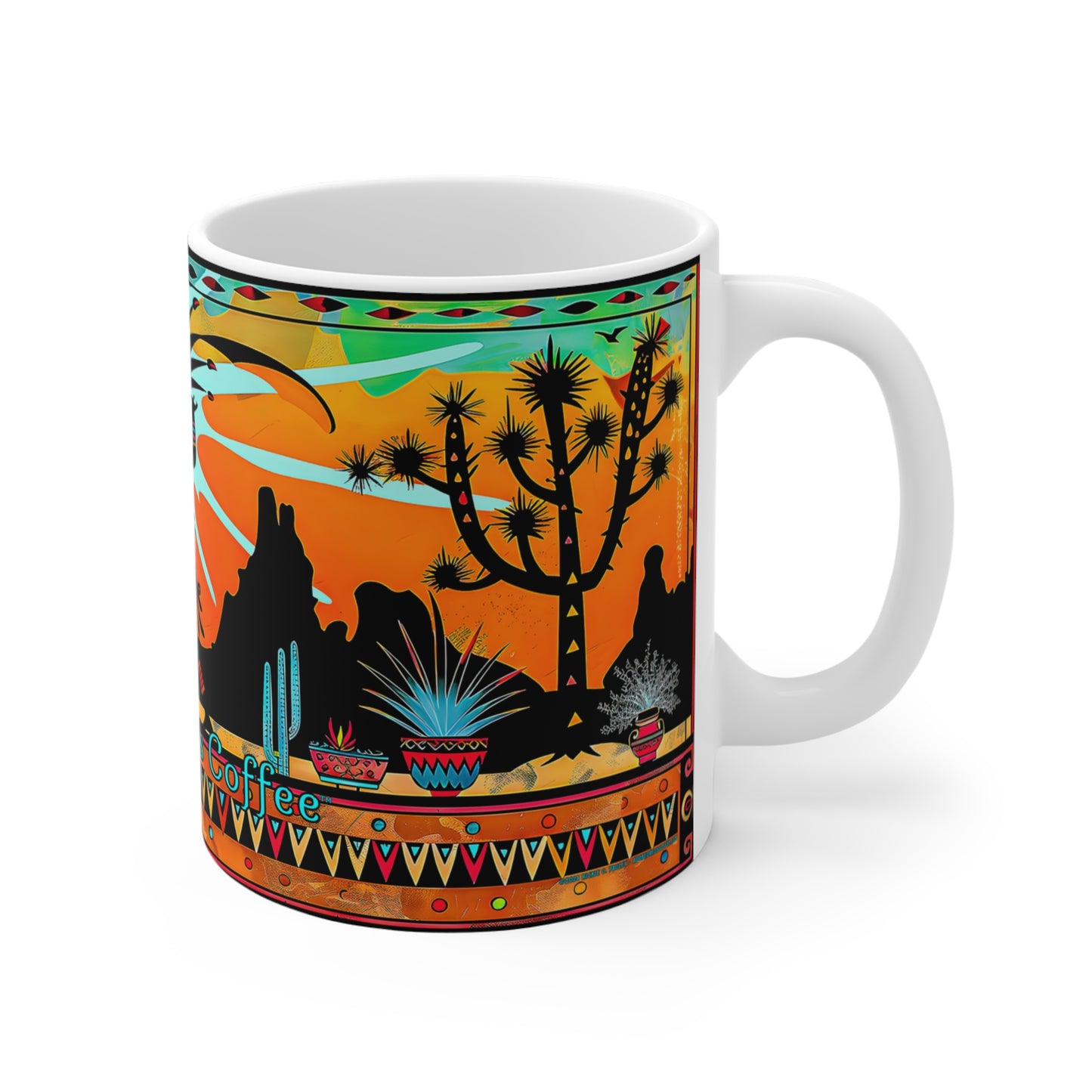 "Keeper of the Full Moon" 11oz Coffee Mug, from Adobe Dregs Coffee Stash™