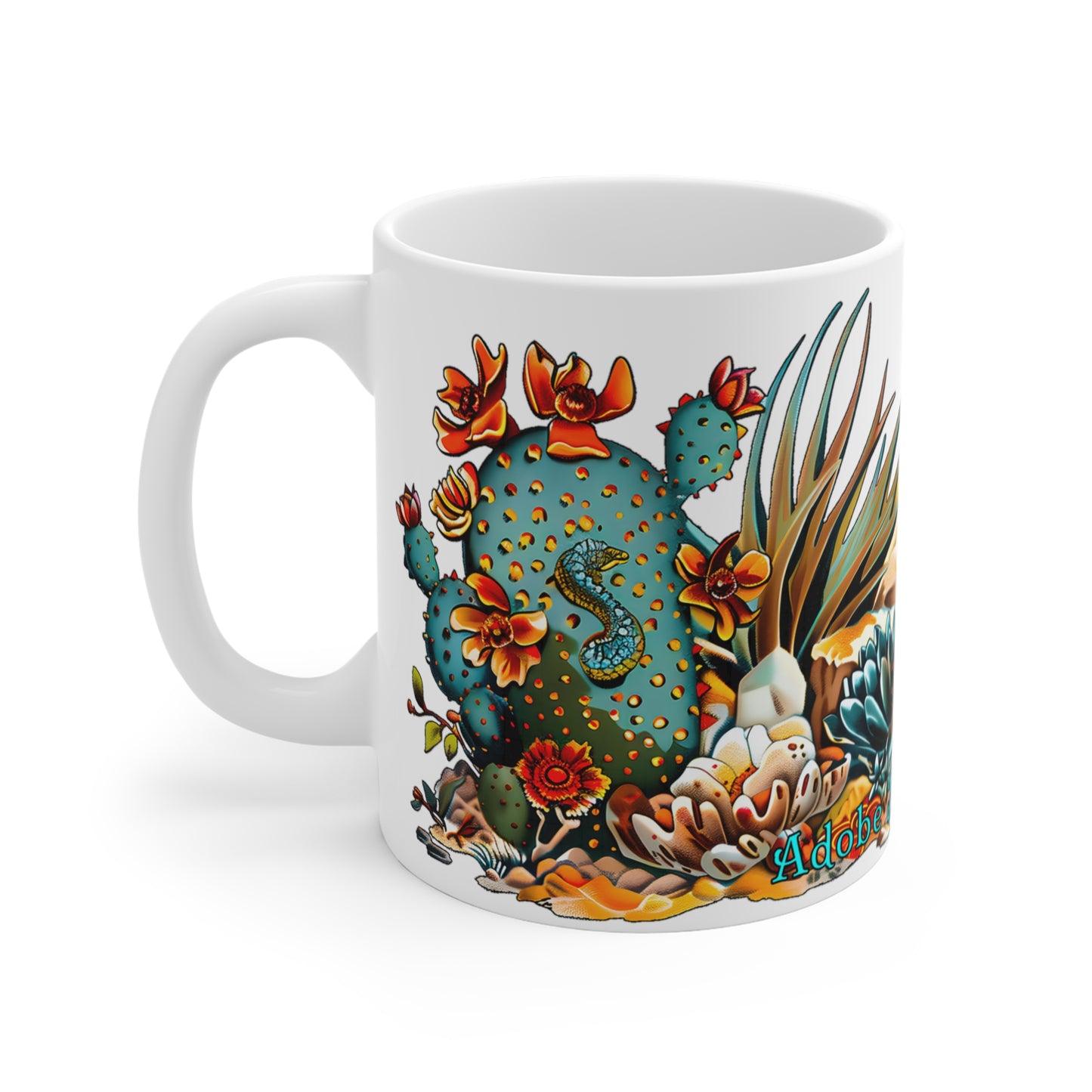 "Lizardlicious" 11oz Coffee Mug, from Adobe Dregs Coffee Stash™