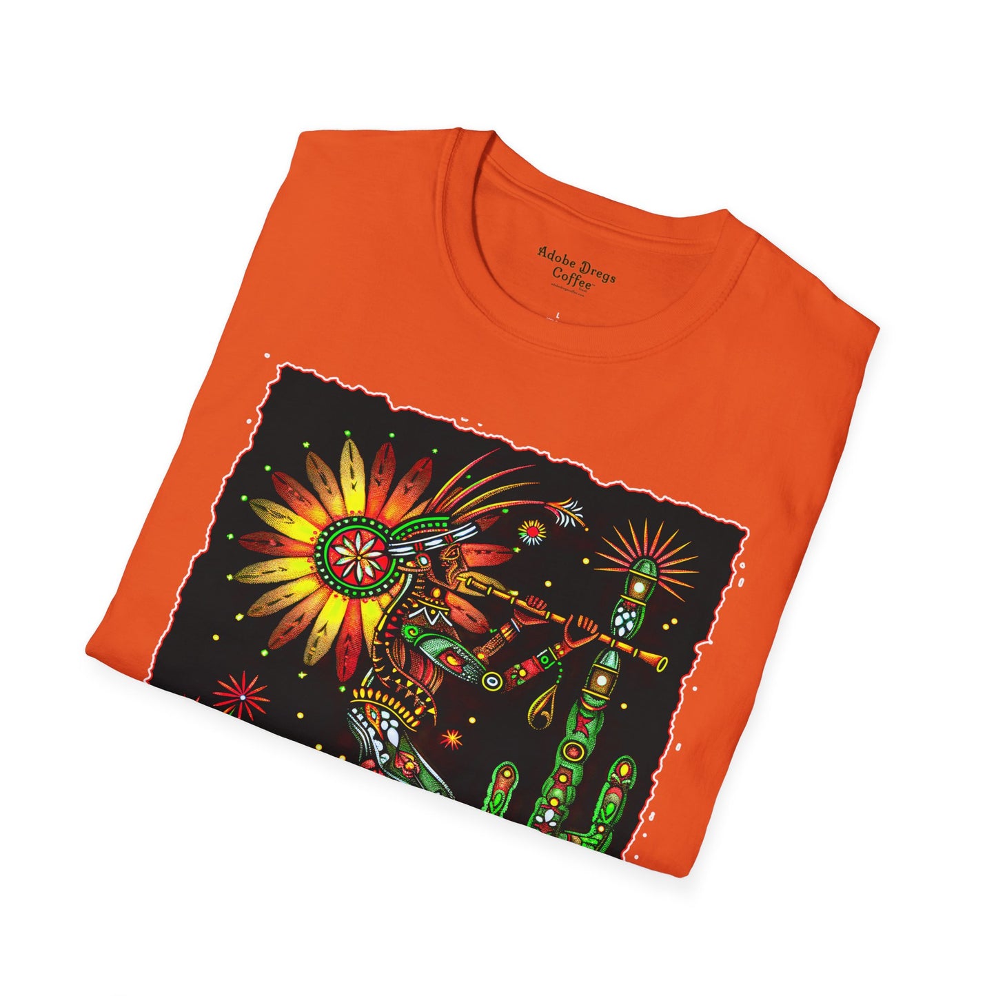 "Totem" Unisex Softstyle T-Shirt from Adobe Dregs Coffee Stash™