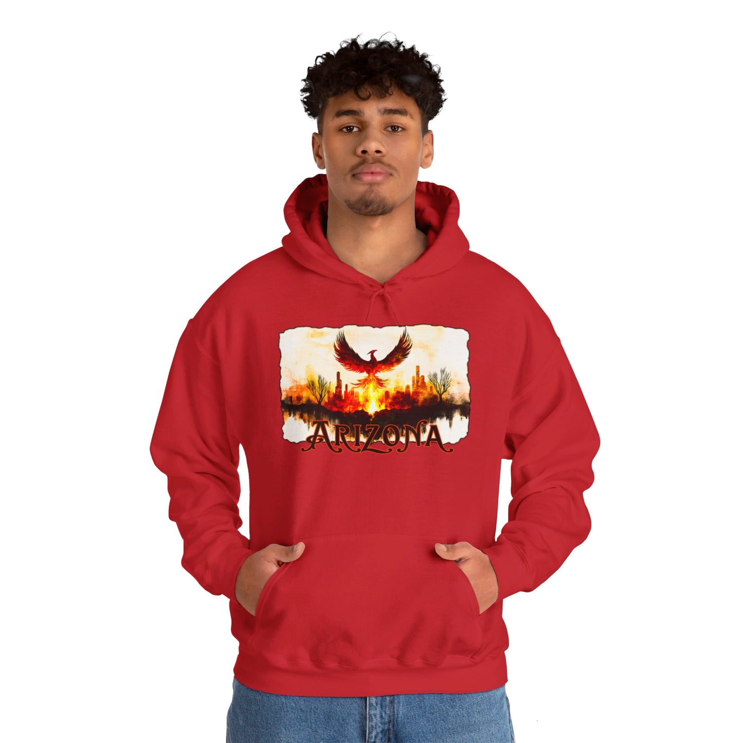 "Aloft" Unisex Heavy Blend™ Hooded Sweatshirt