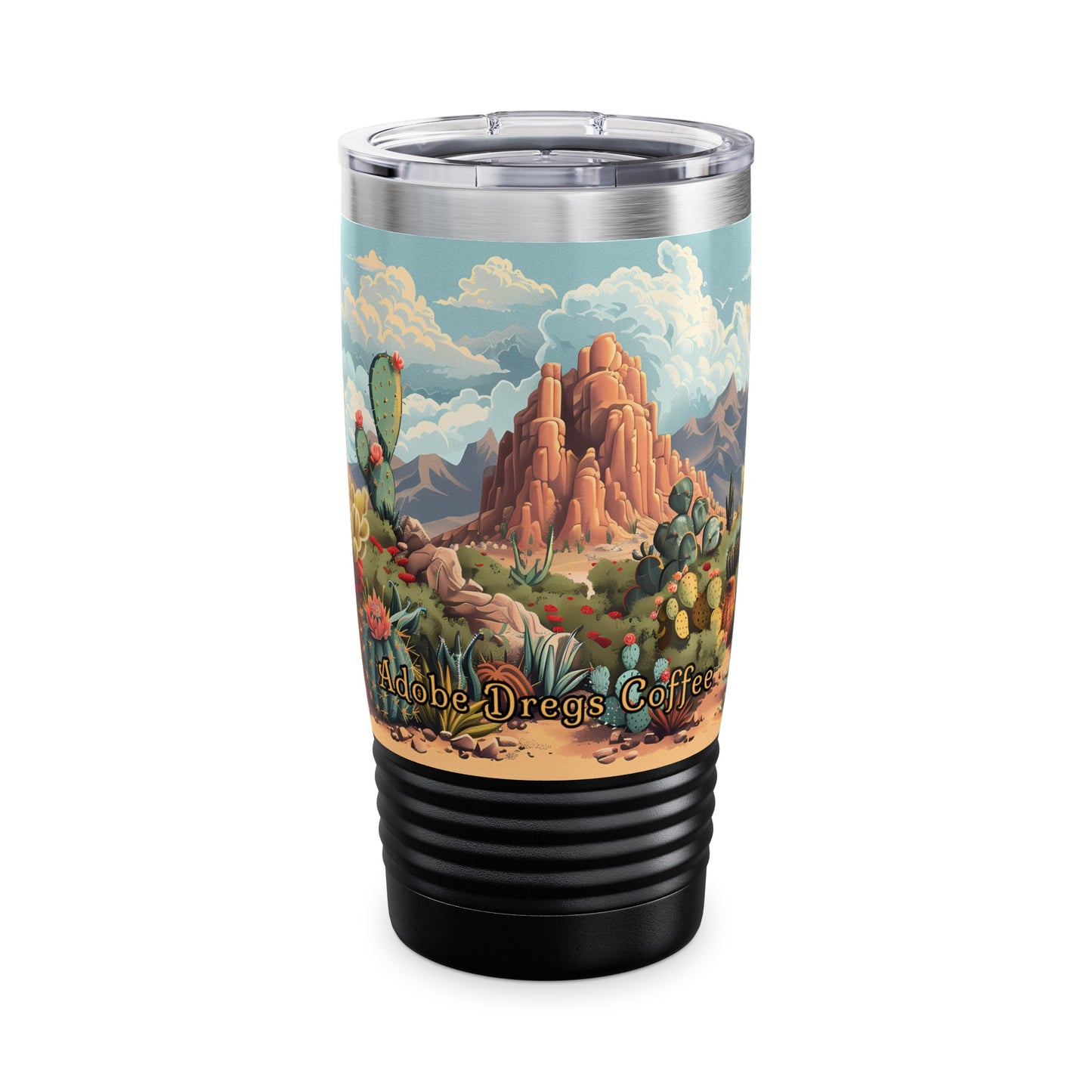 Cactus Canyon from Adobe Dregs Coffee: Ringneck Tumbler, 20oz