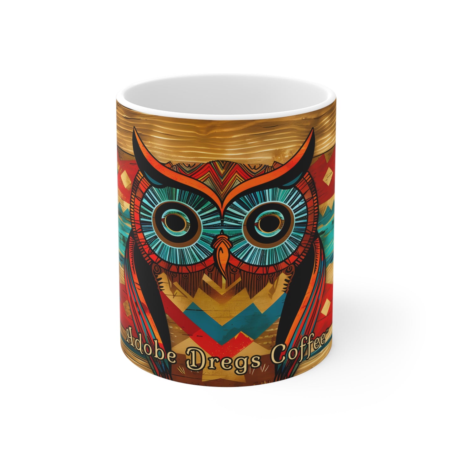 "Wise Old Owl" 11oz Coffee Mug, from Adobe Dregs Coffee Stash™