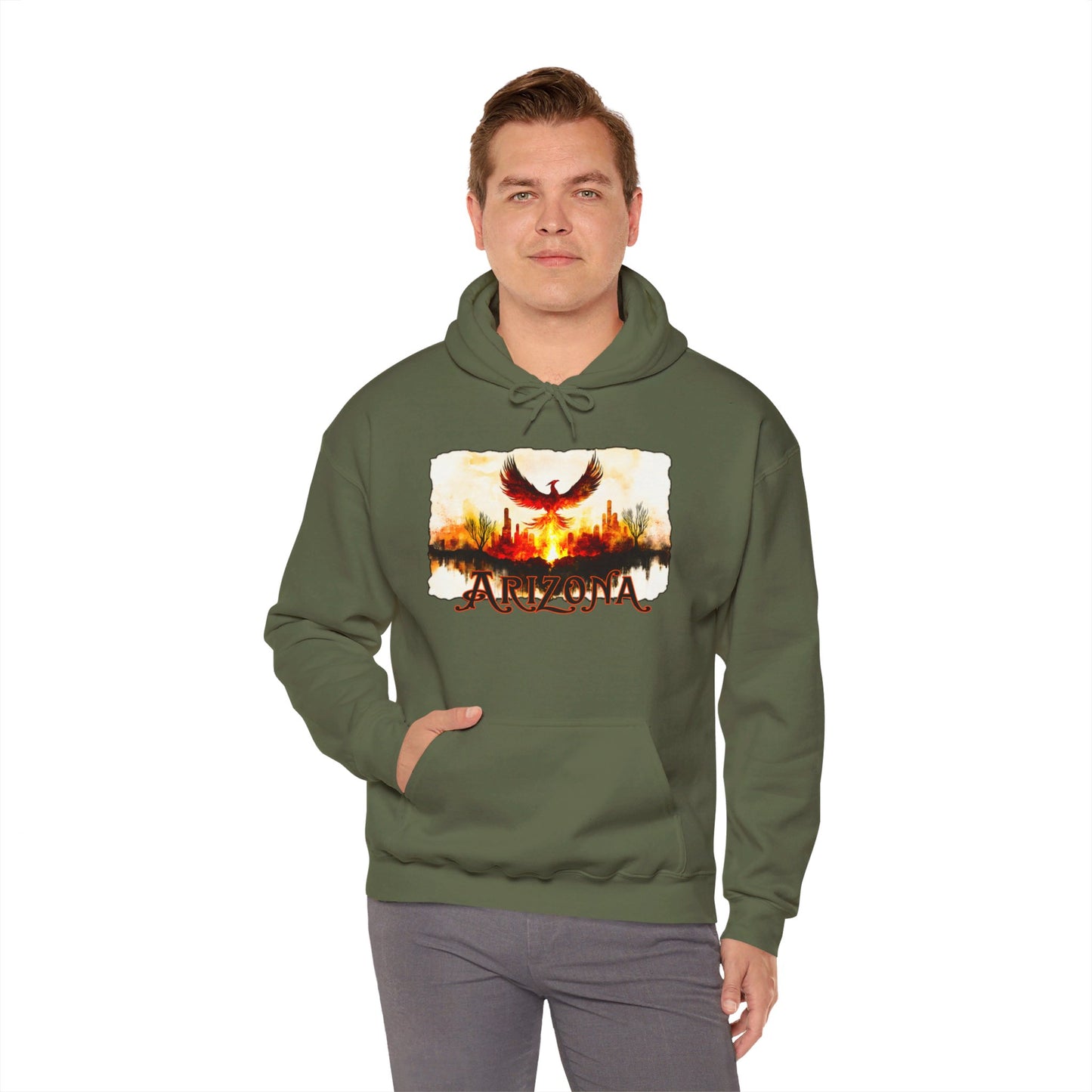 "Aloft" Unisex Heavy Blend™ Hooded Sweatshirt