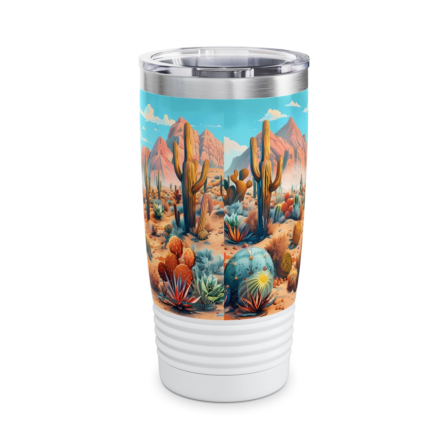 Desert Bloom from Adobe Dregs Coffee: Ringneck Tumbler, 20oz