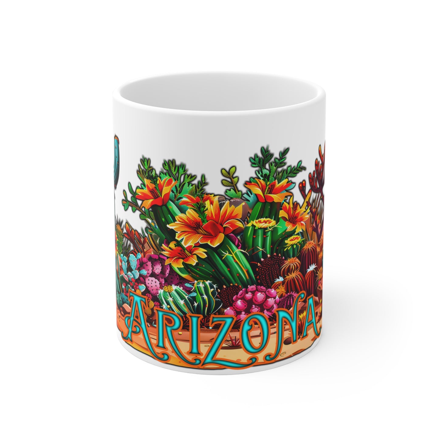 "Arizona Oasis" 11oz Coffee Mug, from Adobe Dregs Coffee Stash™