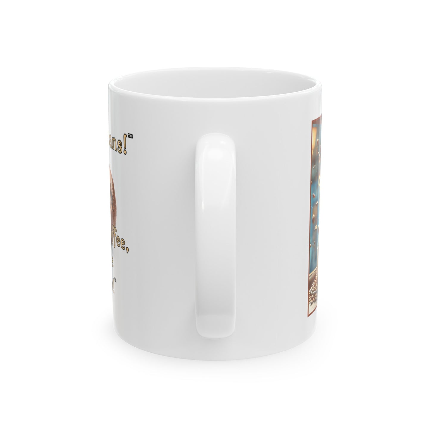 Adobe Dregs Coffee Logo Ceramic Mug, 11oz