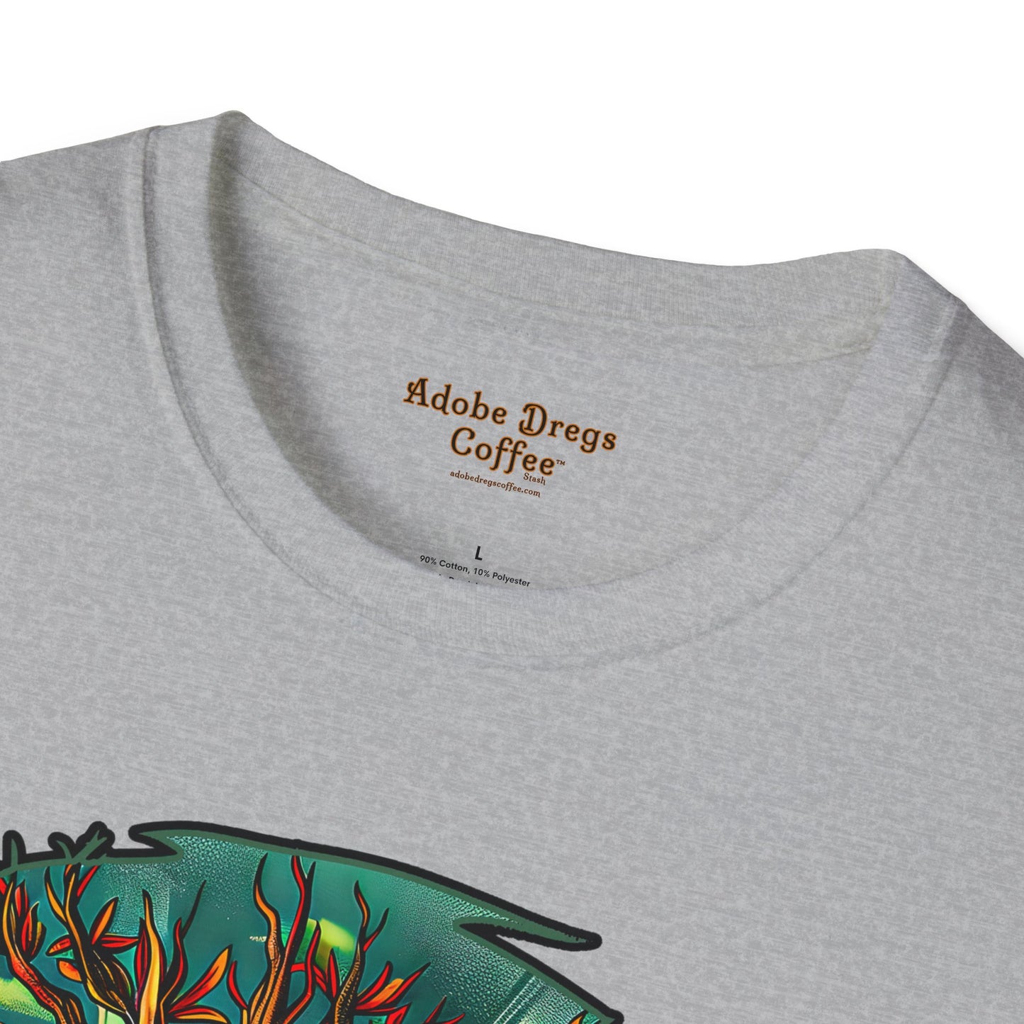 "Incognito" Unisex Softstyle T-Shirt from Adobe Dregs Coffee Stash™