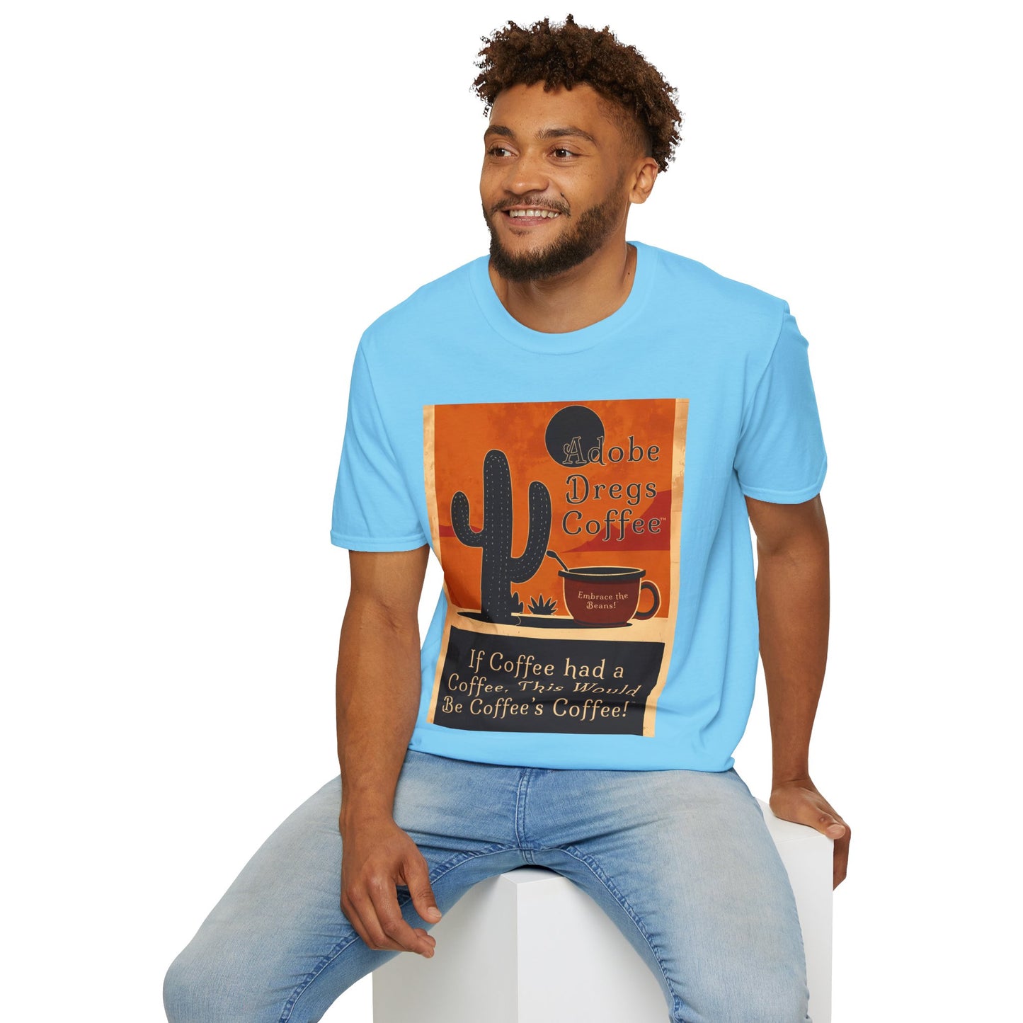 "Cacti & A'Cuppa" - Unisex Softstyle T-Shirt