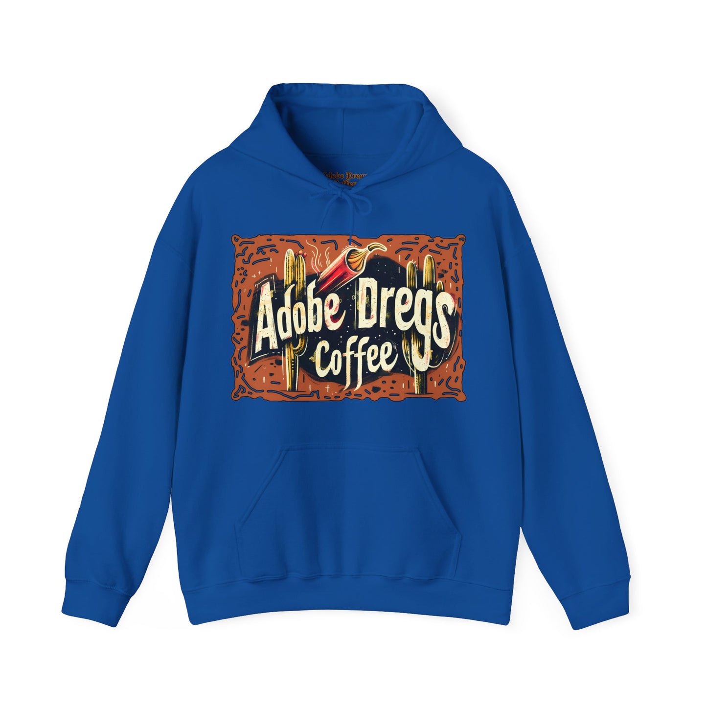 "Retro Rusty Metal Sign" - Unisex Heavy Blend™ Hooded Sweatshirt