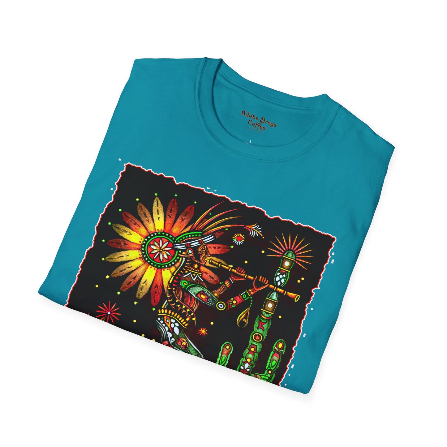 "Totem" Unisex Softstyle T-Shirt from Adobe Dregs Coffee Stash™