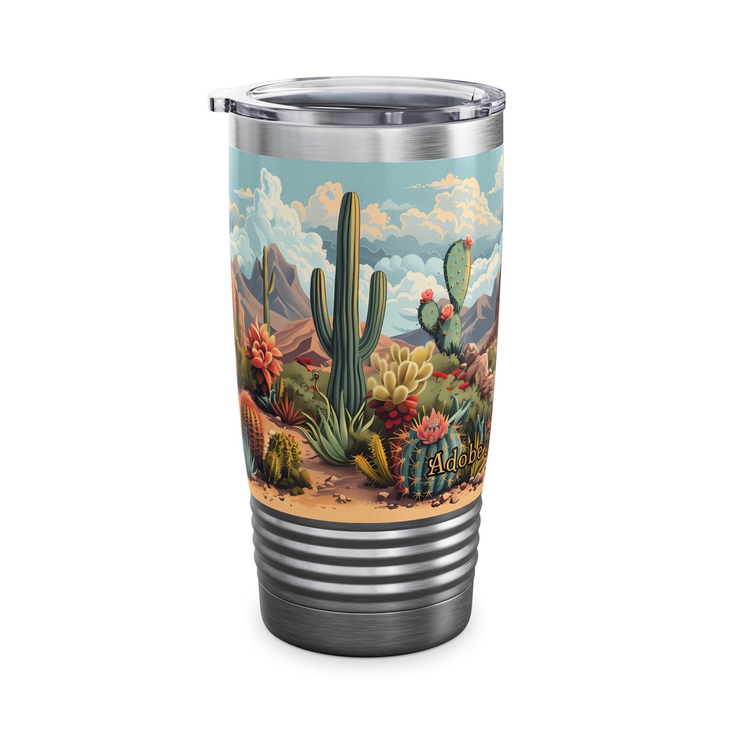 Cactus Canyon from Adobe Dregs Coffee: Ringneck Tumbler, 20oz