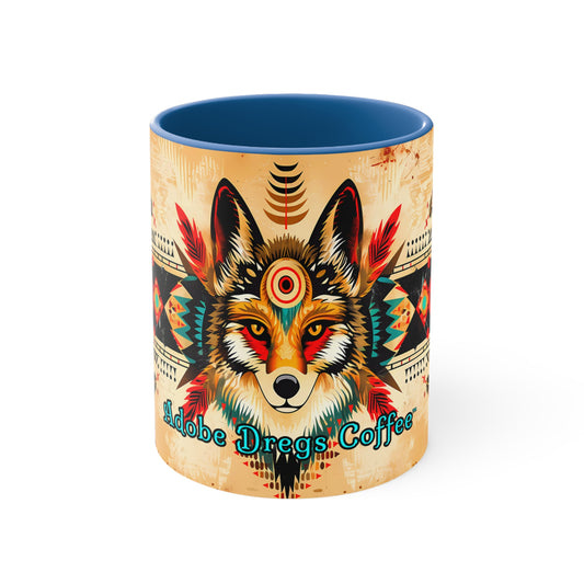 Song of the Wolf Accent Coffee Mug, 11oz from Adobe Dregs Coffee