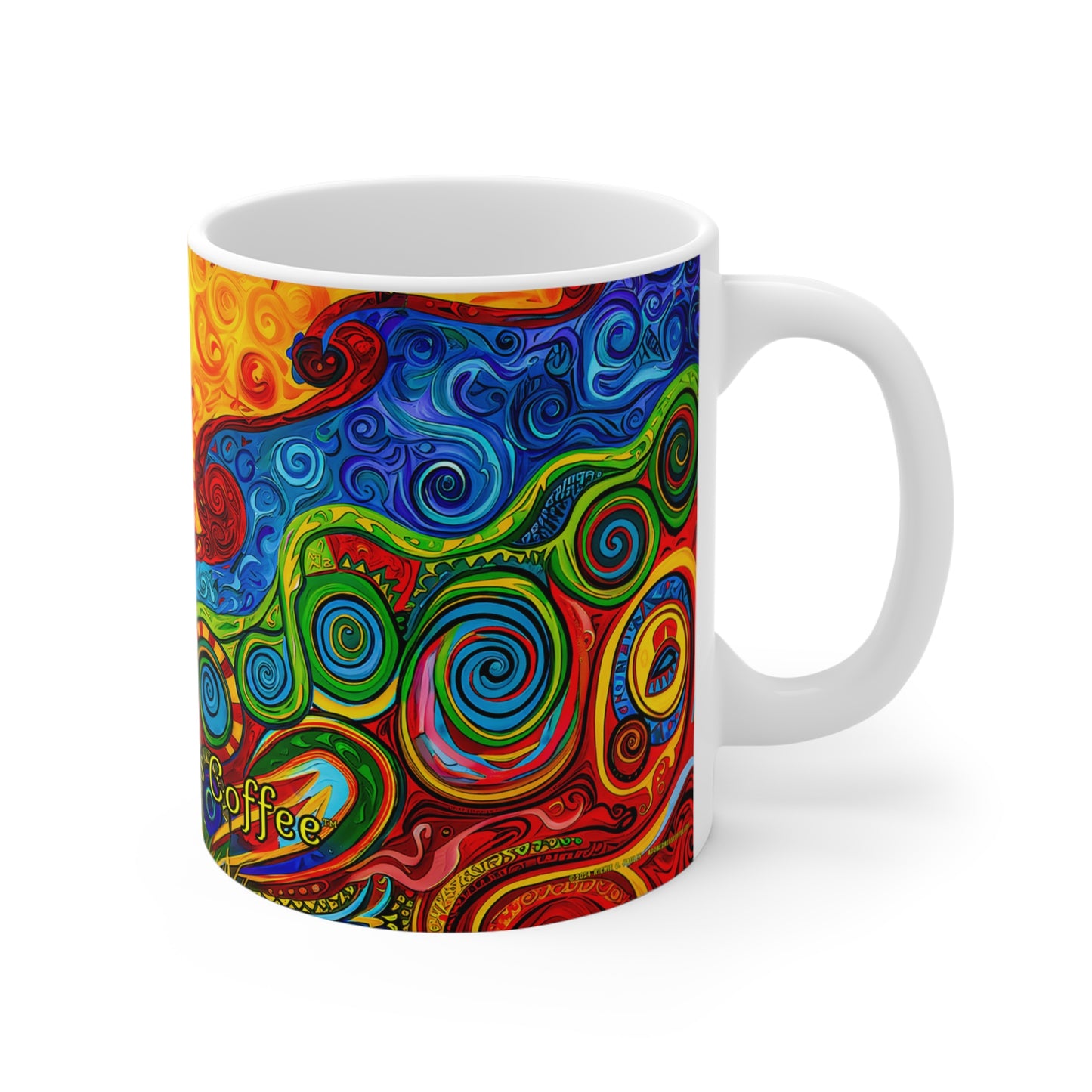 "Kokoo" 11oz Coffee Mug, from Adobe Dregs Coffee Stash™