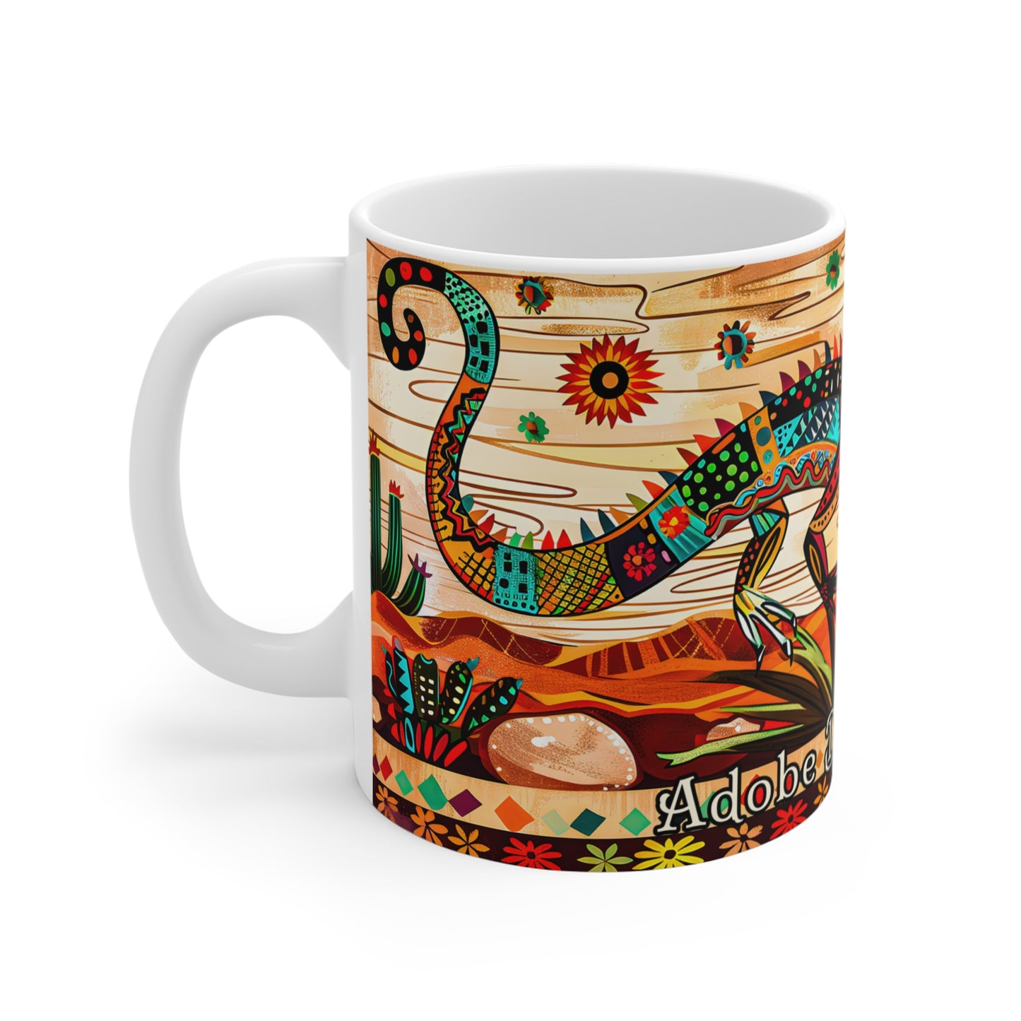 "Leather in the Desert" 11oz Coffee Mug, from Adobe Dregs Coffee Stash™