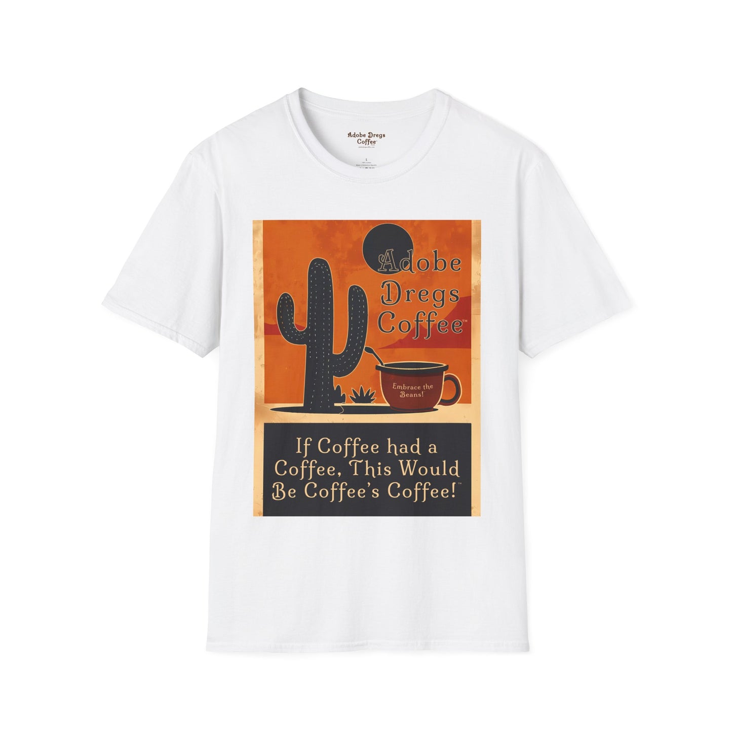 "Cacti & A'Cuppa" - Unisex Softstyle T-Shirt