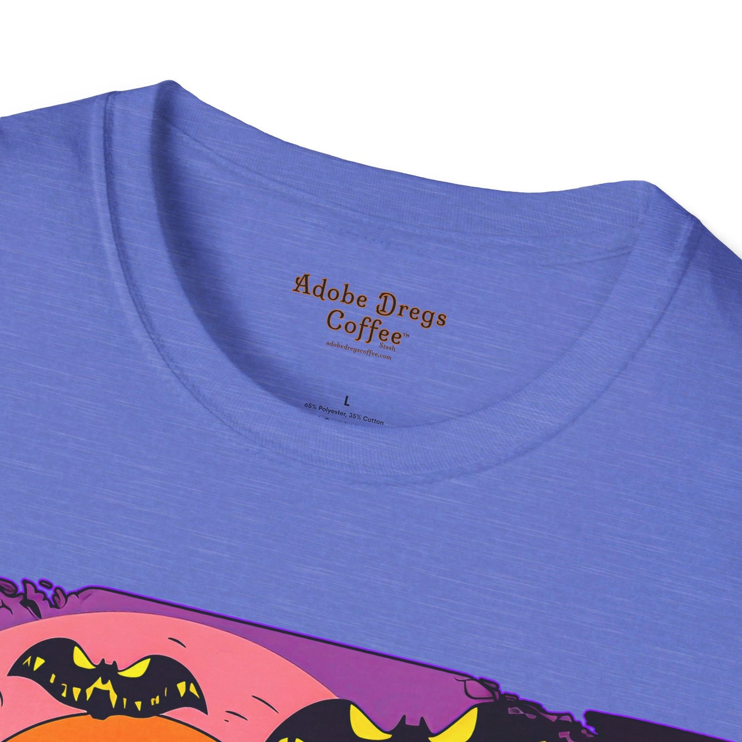 "Trick? Treat? Either Way, I Win!" Unisex Softstyle T-Shirt from Adobe Dregs Coffee Stash™