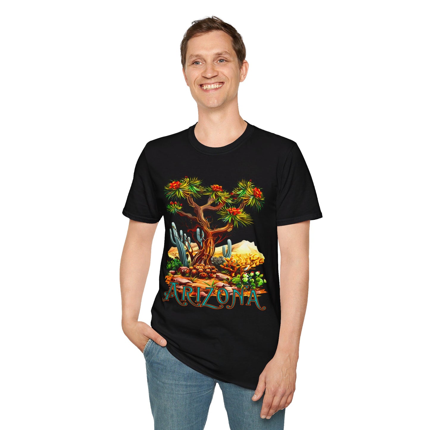 "Josh U-A-Tree" Unisex Softstyle T-Shirt from Adobe Dregs Coffee Stash™