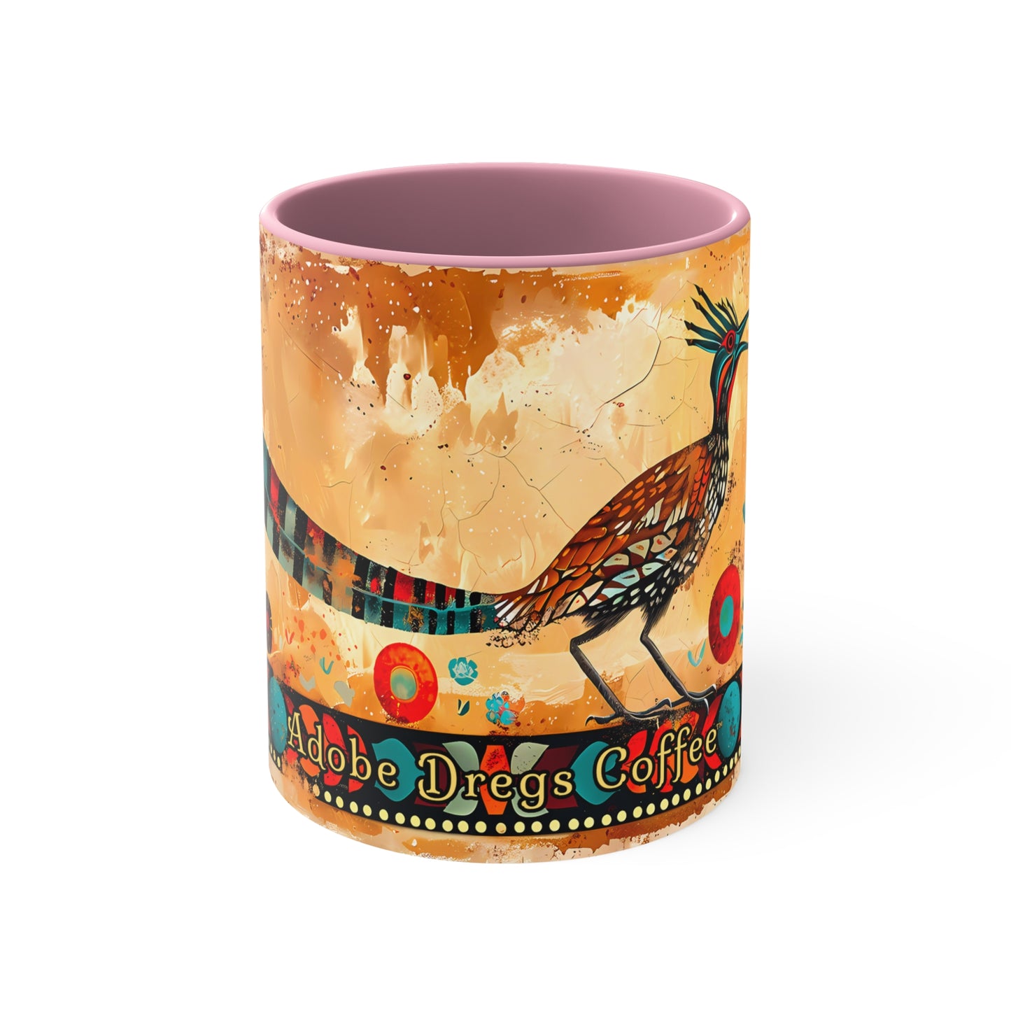 Pájaro Correcaminos Accent Coffee Mug, 11oz from Adobe Dregs Coffee