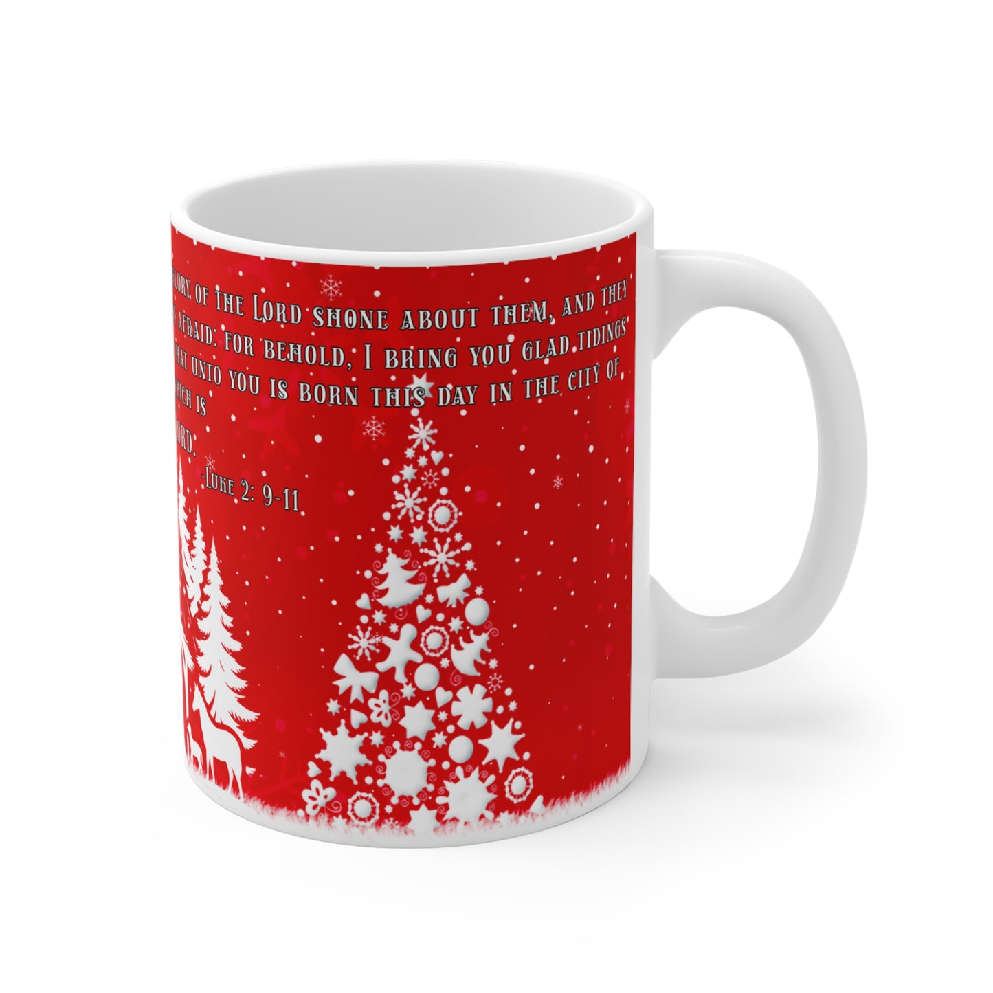 "A Child is Born" 11oz Coffee Mug, Christian Christmas Mug from Adobe Dregs Coffee Stash™