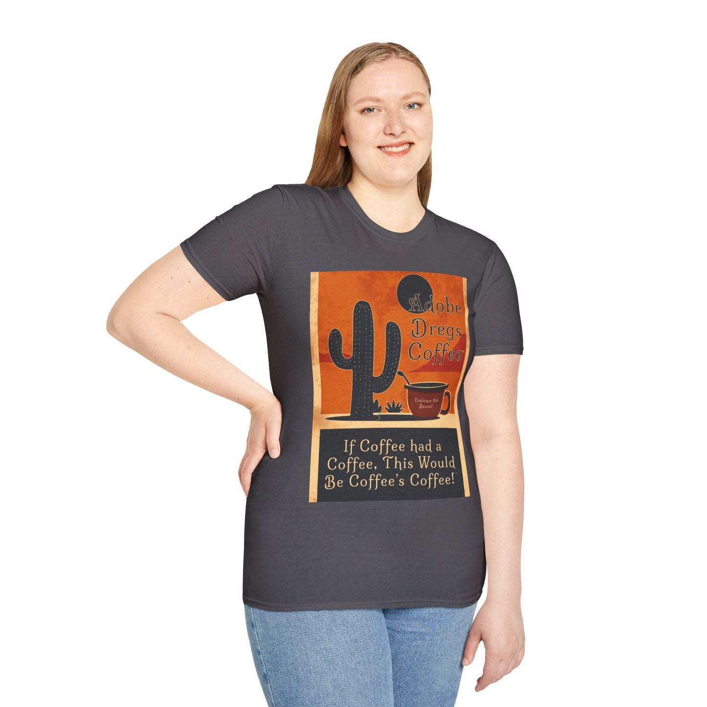 "Cacti & A'Cuppa" - Unisex Softstyle T-Shirt