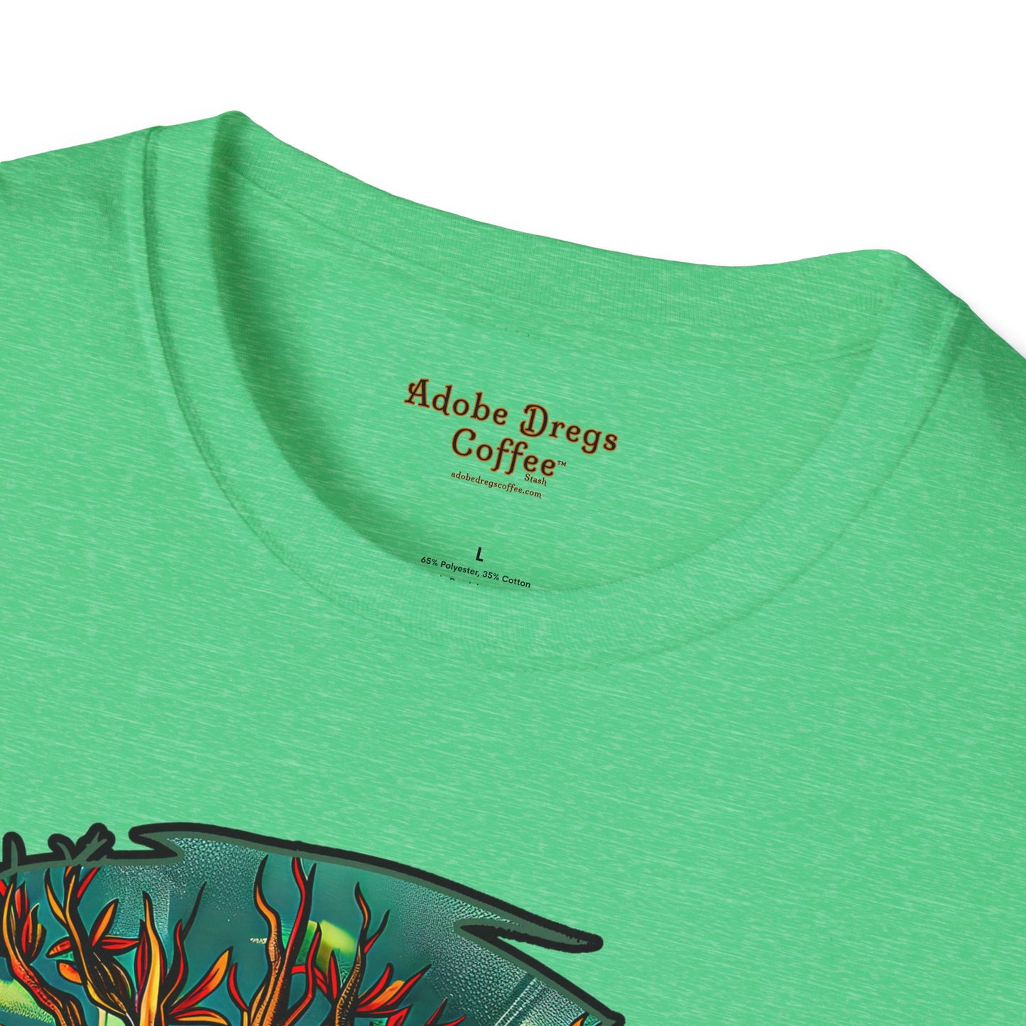 "Incognito" Unisex Softstyle T-Shirt from Adobe Dregs Coffee Stash™