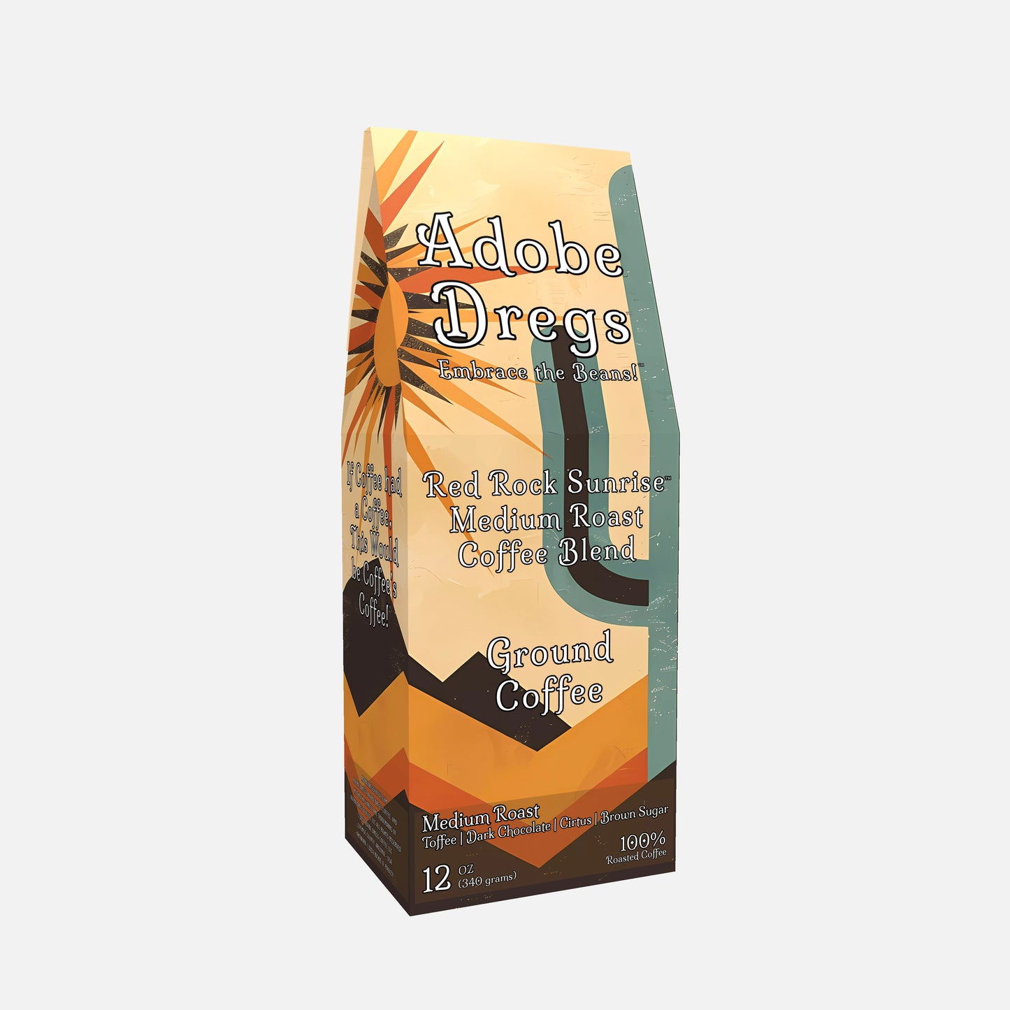 Adobe Dregs™ Red Rock Sunrise™ Ground Coffee Blend (Medium Roast)