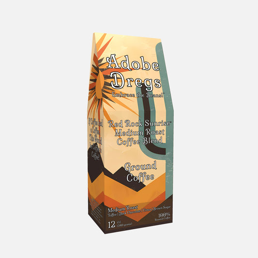 Adobe Dregs™ Red Rock Sunrise™ Ground Coffee Blend (Medium Roast)