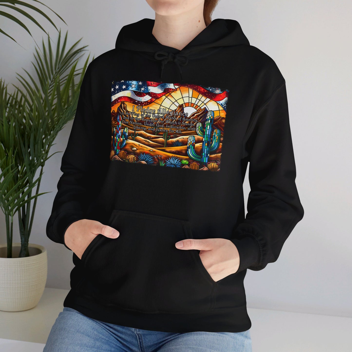 "I Pledge Allegiance..." Unisex Heavy Blend™ Hooded Sweatshirt