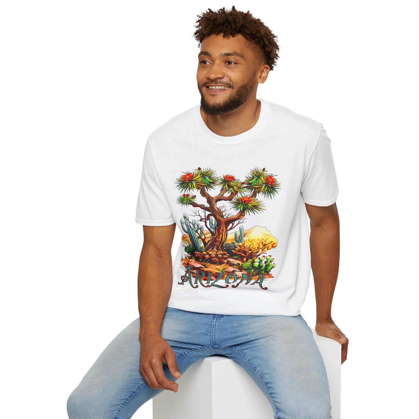 "Josh U-A-Tree" Unisex Softstyle T-Shirt from Adobe Dregs Coffee Stash™