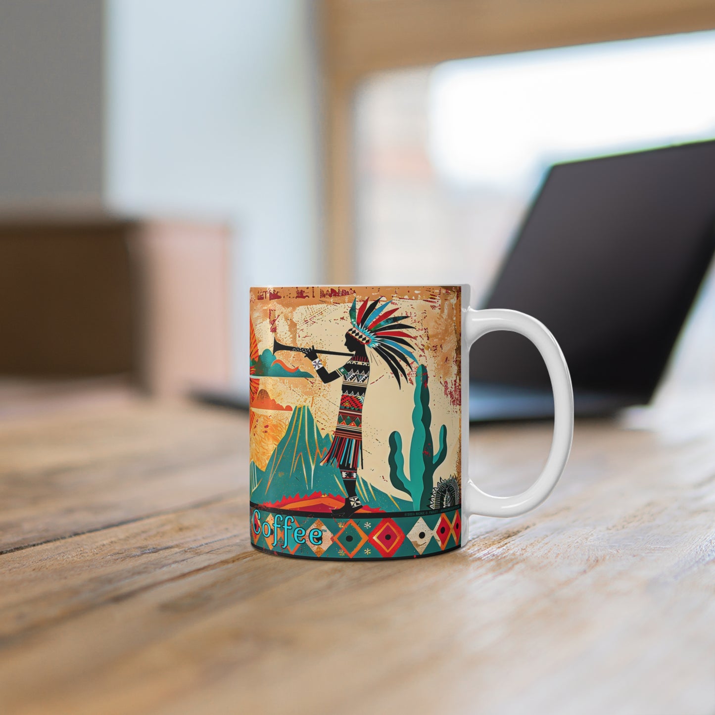 "Serenade" 11oz Coffee Mug, from Adobe Dregs Coffee Stash™