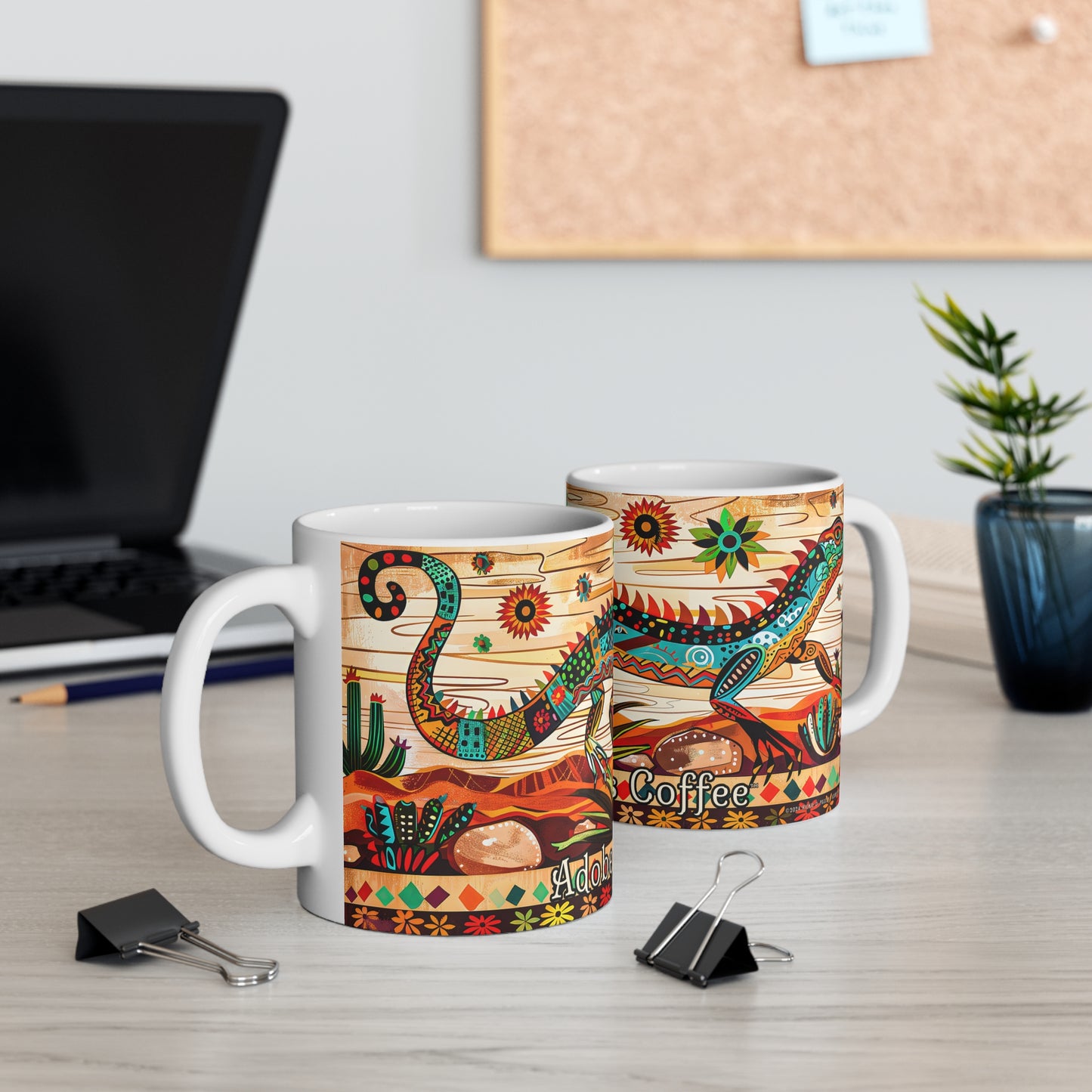 "Leather in the Desert" 11oz Coffee Mug, from Adobe Dregs Coffee Stash™