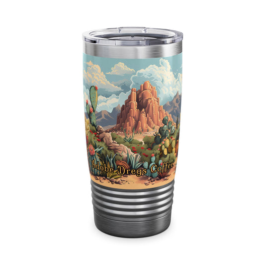 Cactus Canyon from Adobe Dregs Coffee: Ringneck Tumbler, 20oz