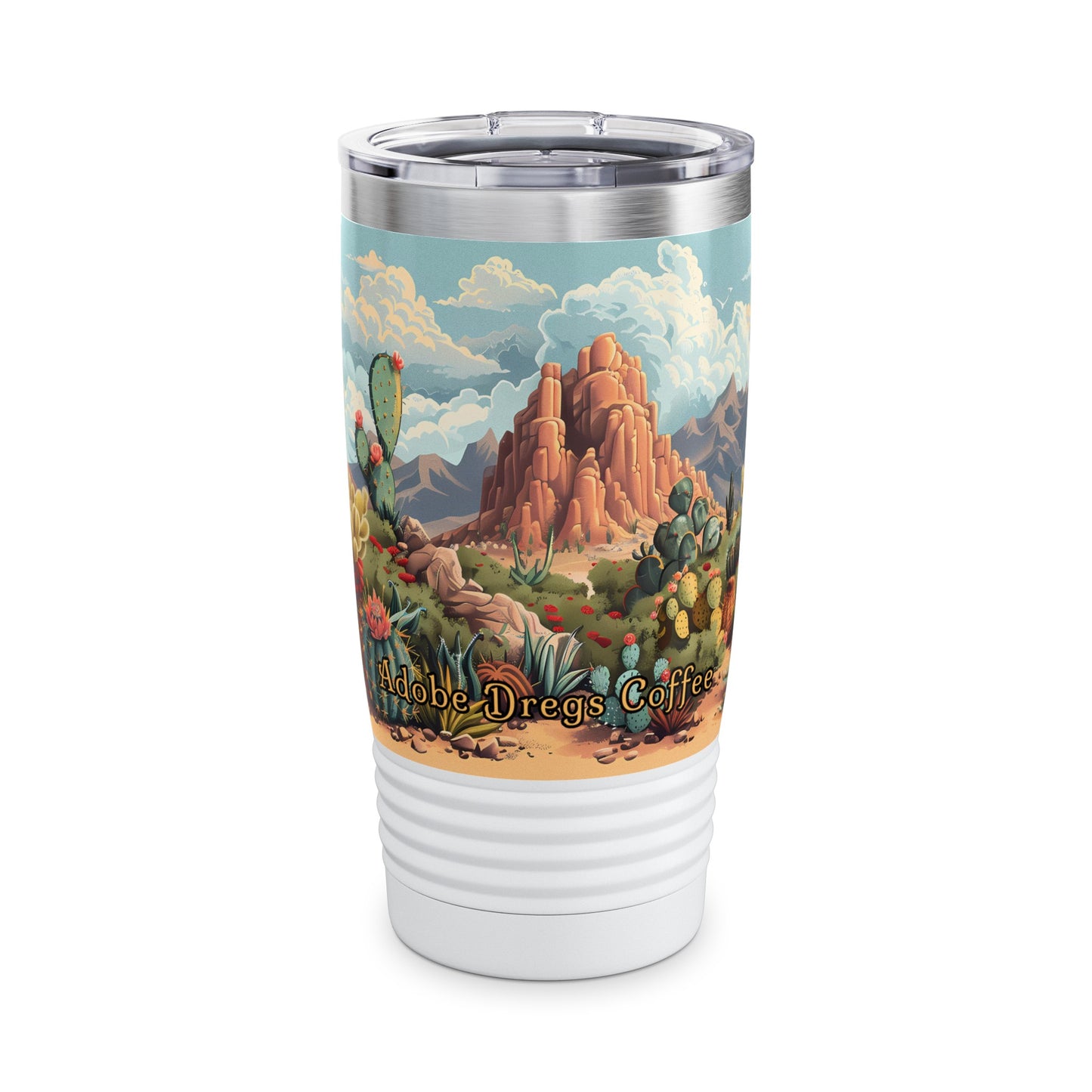 Cactus Canyon from Adobe Dregs Coffee: Ringneck Tumbler, 20oz