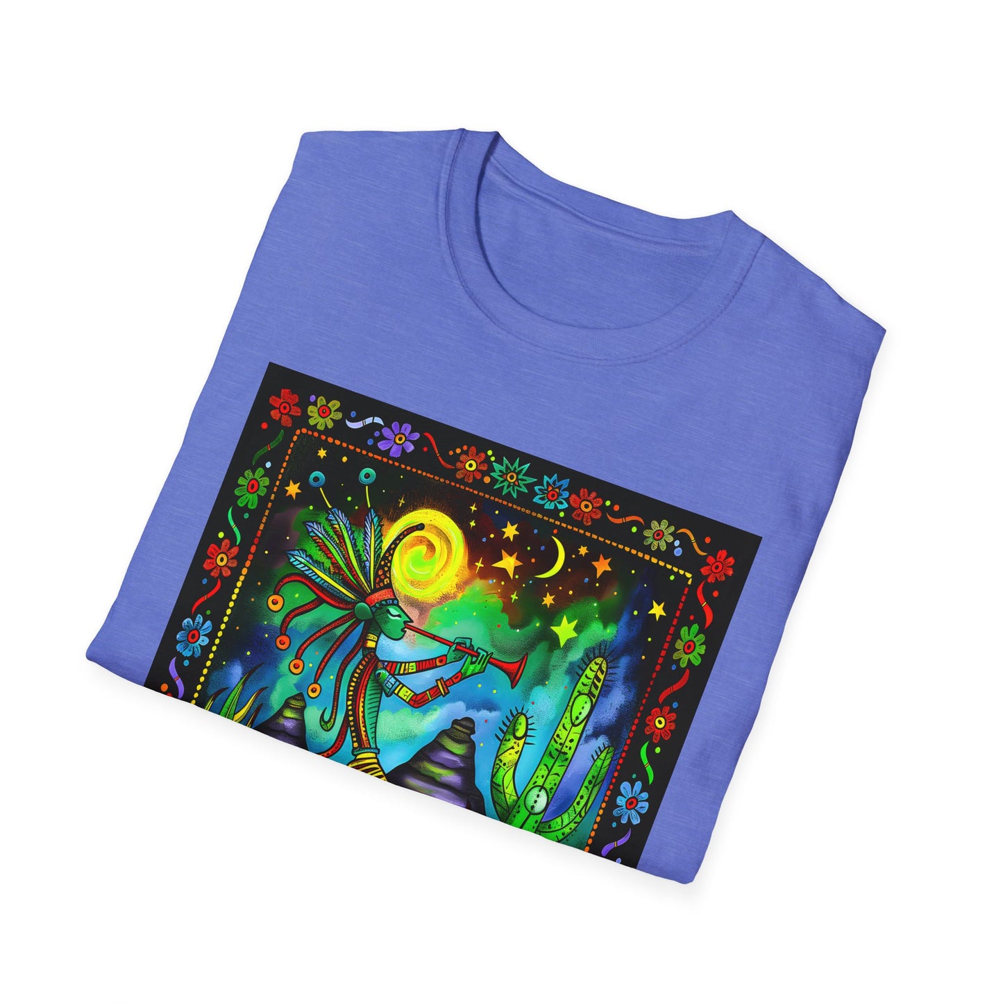 "Saguaro Serenade" Unisex Softstyle T-Shirt from Adobe Dregs Coffee Stash™