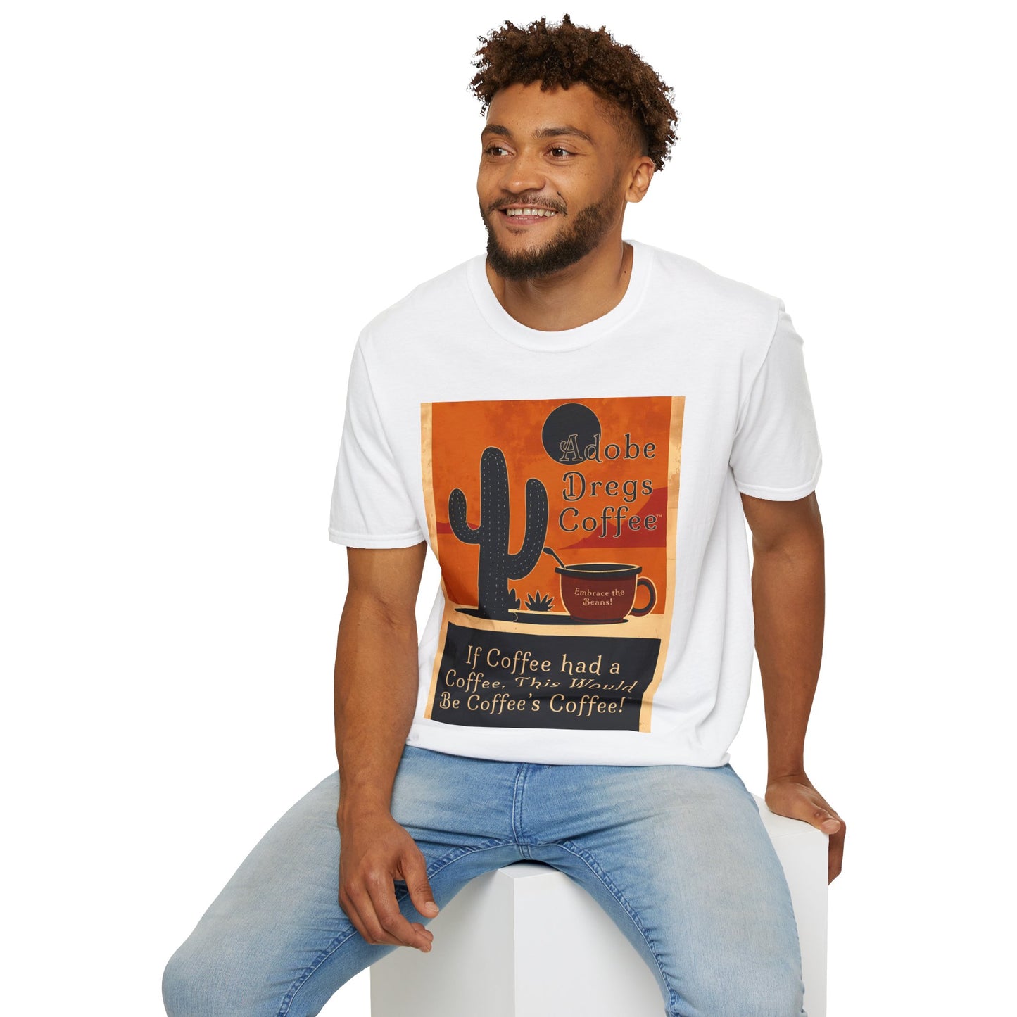 "Cacti & A'Cuppa" - Unisex Softstyle T-Shirt