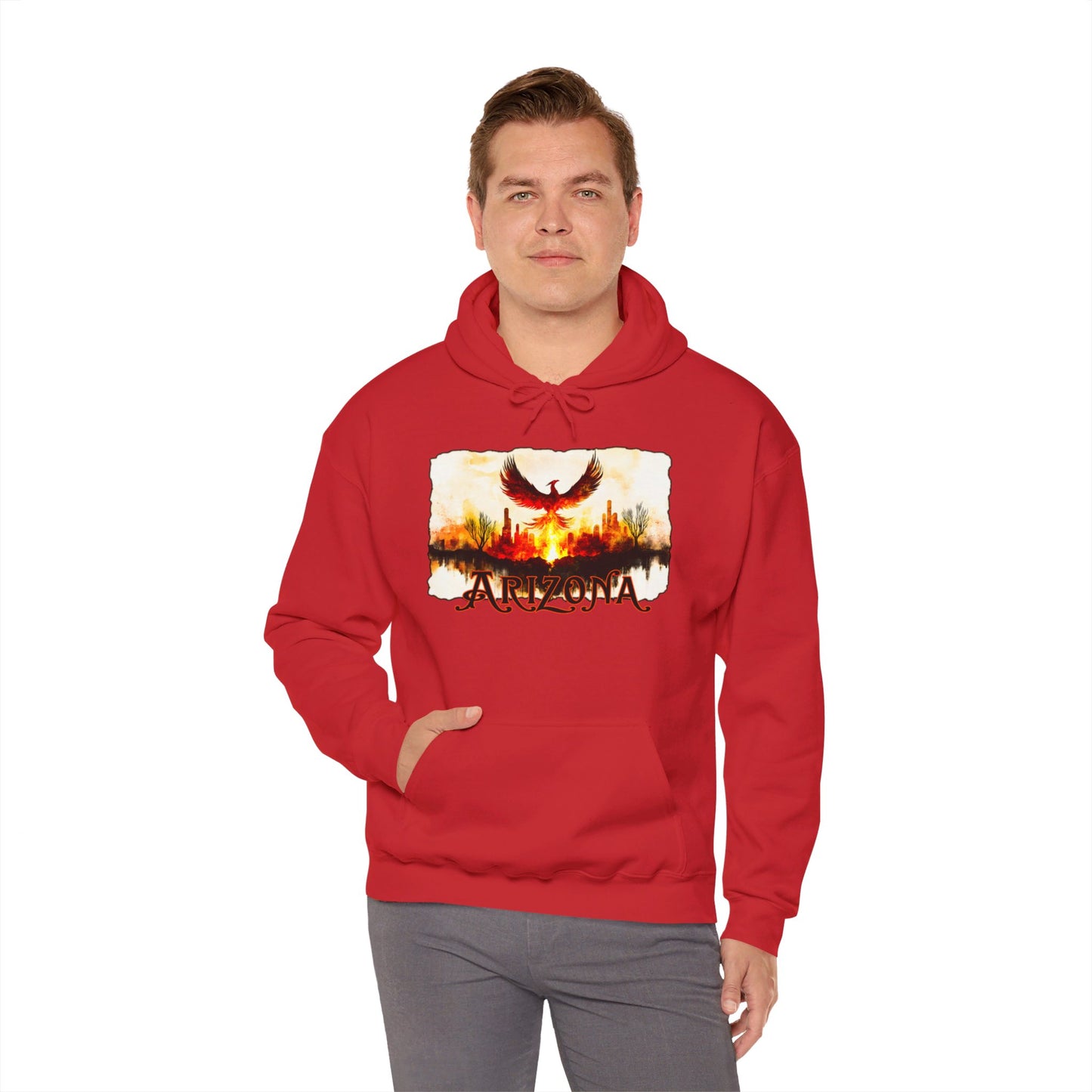 "Aloft" Unisex Heavy Blend™ Hooded Sweatshirt