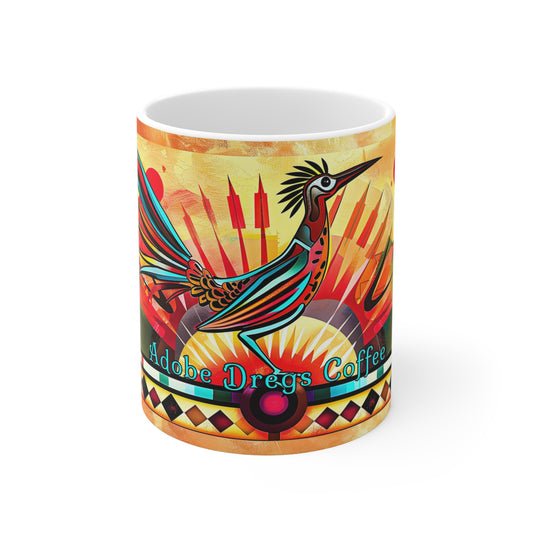 "Strike A Pose" 11oz Coffee Mug, from Adobe Dregs Coffee Stash™