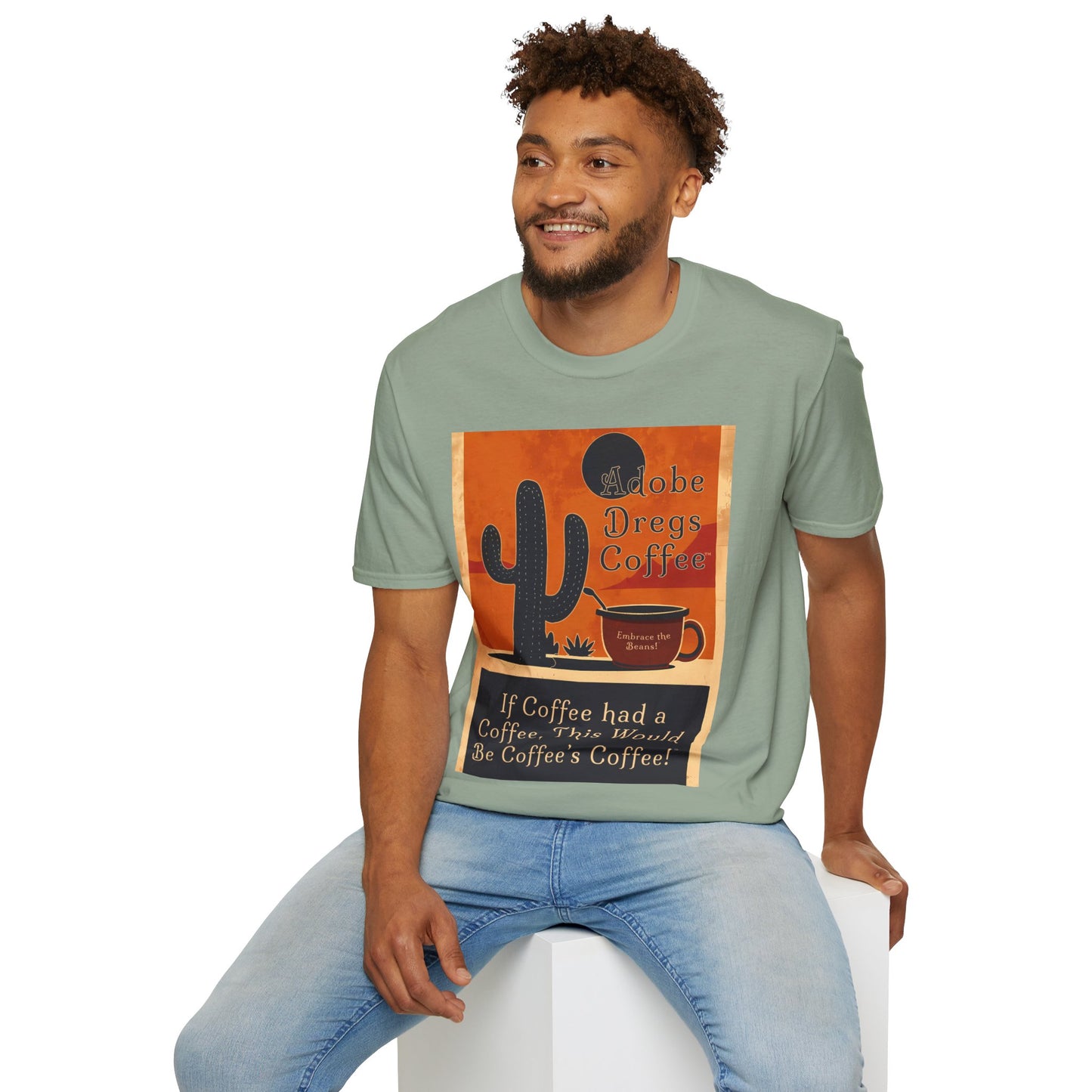 "Cacti & A'Cuppa" - Unisex Softstyle T-Shirt