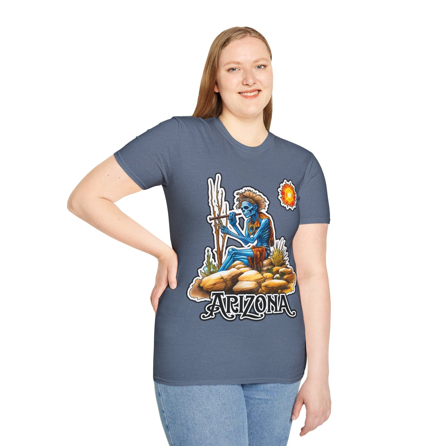 "Fun in the Arizona Sun!" Unisex Softstyle T-Shirt from Adobe Dregs Coffee Stash™