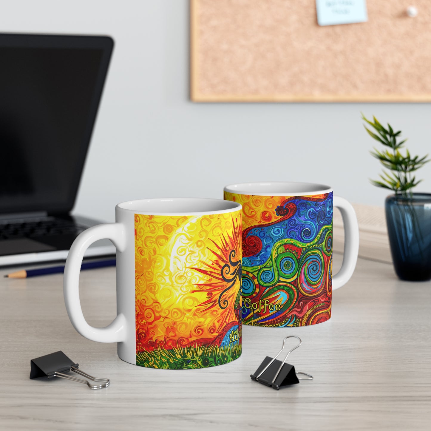 "Kokoo" 11oz Coffee Mug, from Adobe Dregs Coffee Stash™