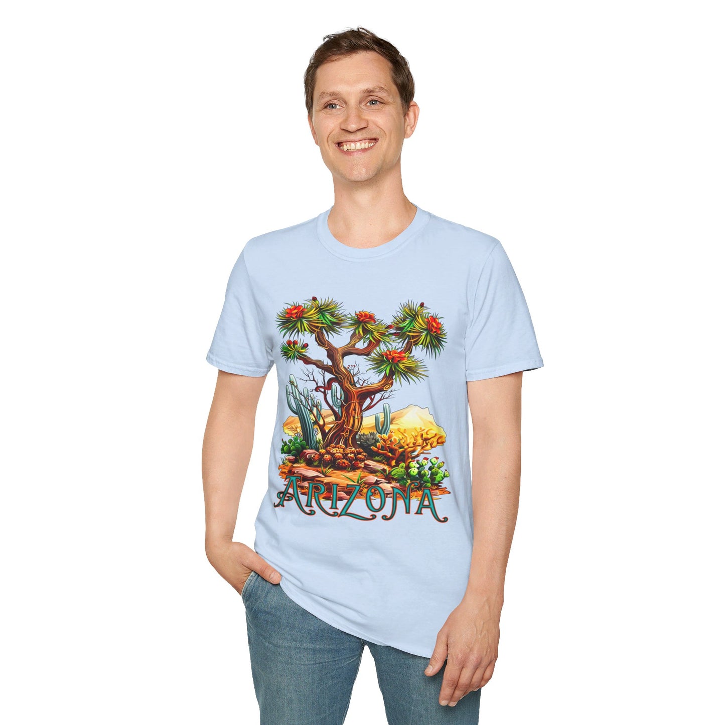 "Josh U-A-Tree" Unisex Softstyle T-Shirt from Adobe Dregs Coffee Stash™