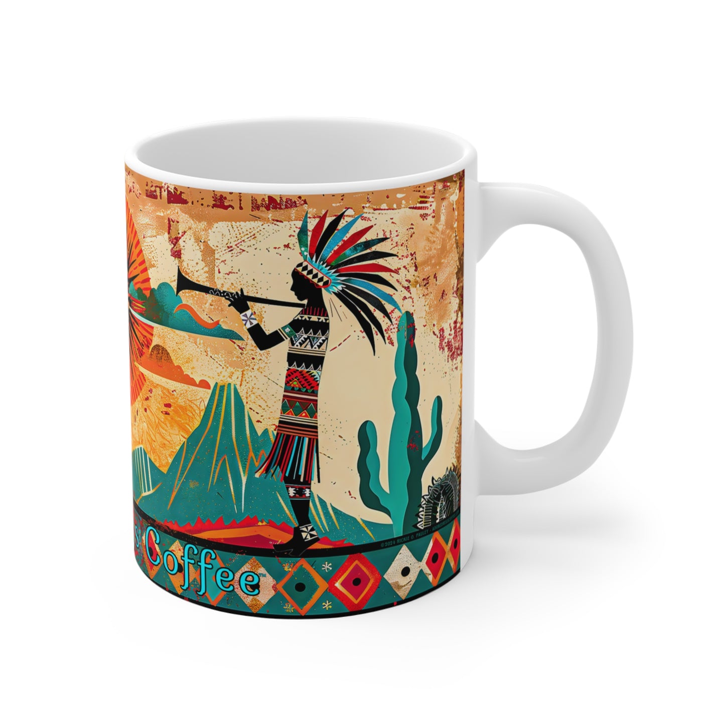 "Serenade" 11oz Coffee Mug, from Adobe Dregs Coffee Stash™