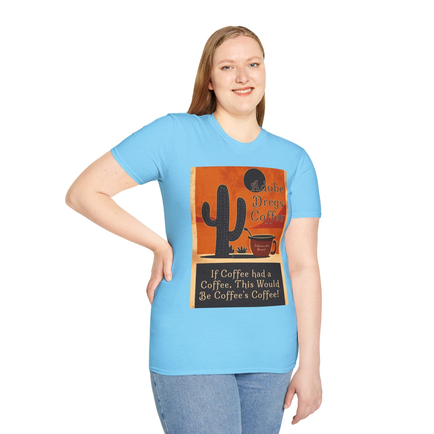 "Cacti & A'Cuppa" - Unisex Softstyle T-Shirt