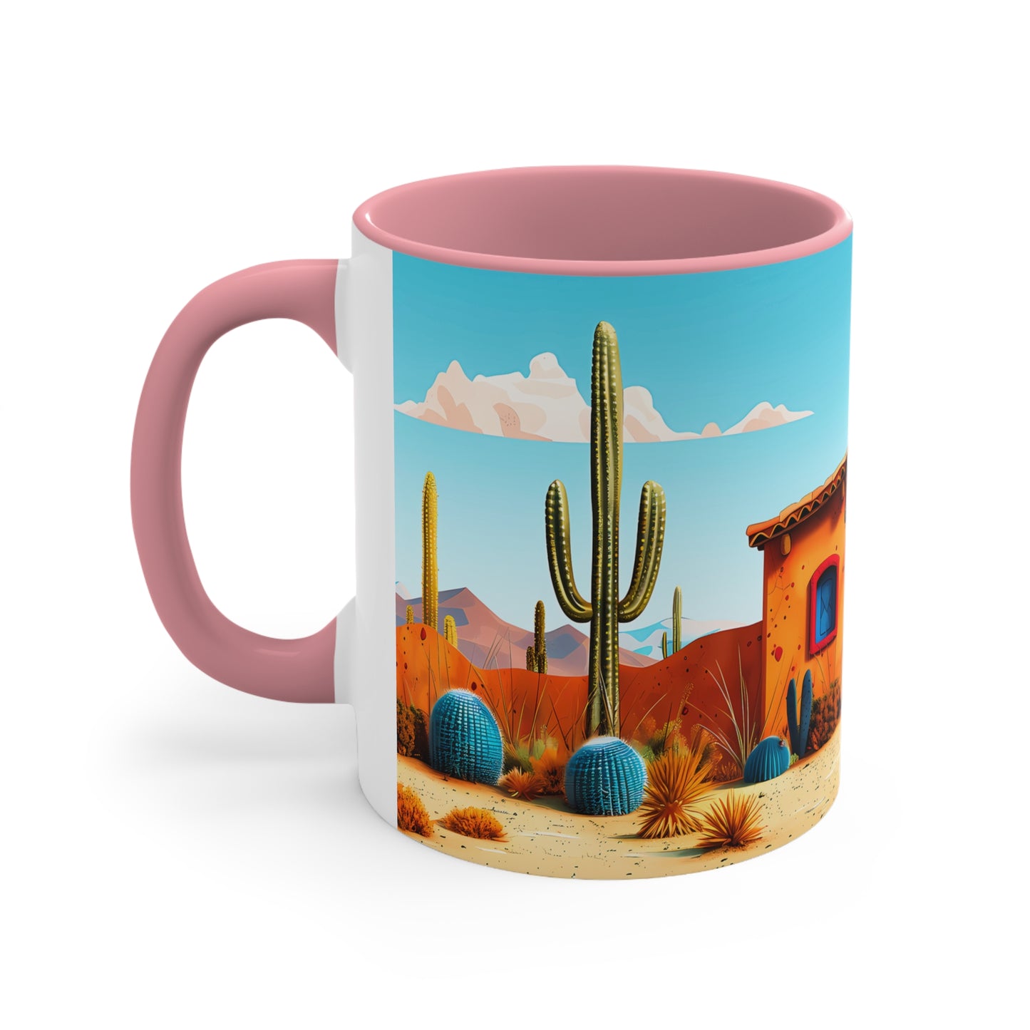 The Blue Door Accent Coffee Mug, 11oz from Adobe Dregs Coffee