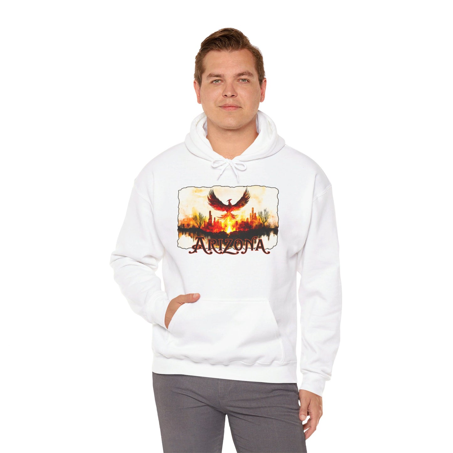 "Aloft" Unisex Heavy Blend™ Hooded Sweatshirt