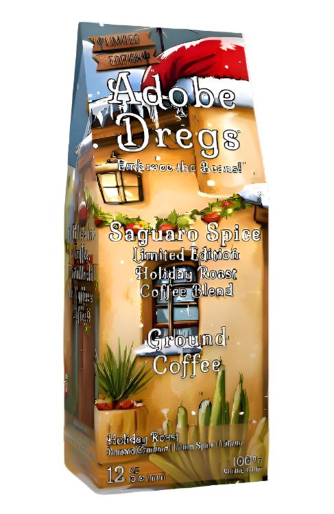 Adobe Dregs™ Saguaro Spice™ Limited Edition Holiday Roast Blend Ground Coffee