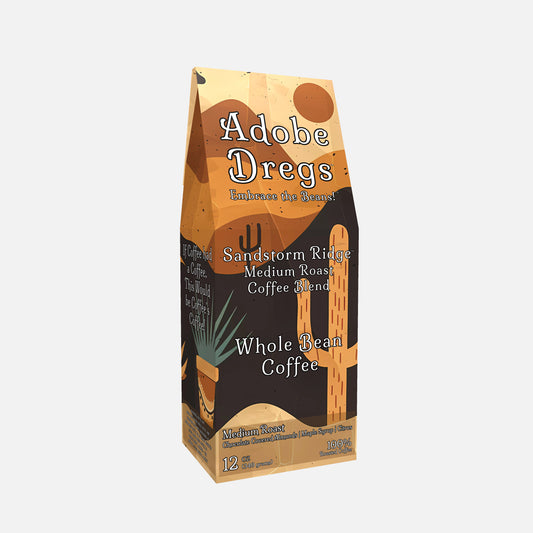 Adobe Dregs™ Sandstorm Ridge™ Whole Bean Coffee Blend (Medium Roast)