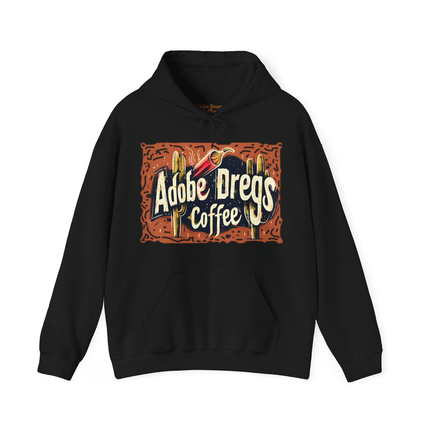 "Retro Rusty Metal Sign" - Unisex Heavy Blend™ Hooded Sweatshirt